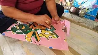 Easiest way to tie knots in kites / kanneh by Anup Nigam