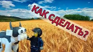 Как сделать корову из пластилина и Лего? самоделка