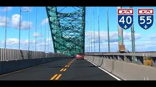 [2023/18] Autoroute 40 & 55 - Trois-Rivières - Pont Laviolette Bridge
