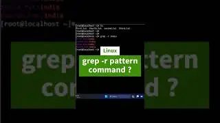 Linux | grep -r PATTERN | command ? | 