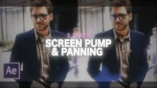 screen pump & panning tutorial | after effects