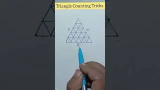 Triangle Counting Tricks #youtubeshorts #reasoning