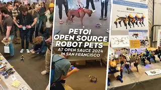Petoi Open Source Robotics Pets Meet & Greet at Open Sauce 2024, San Francisco | Petoicamp