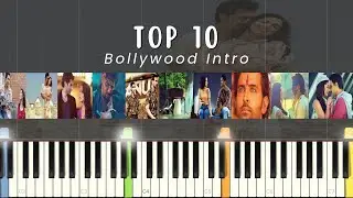 Top 10 Bollywood Songs Intro On Piano
