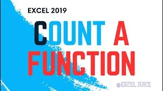 Count A function | Excel juice