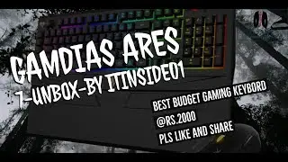 Budget Gameing Keyboard(Brand:GAMDIAS)UNBOX-BY ITinside-India