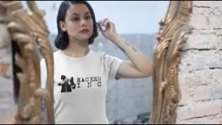 Latina Supermodel Shows off Her New Hacker Inc T-shirt. Comments for more