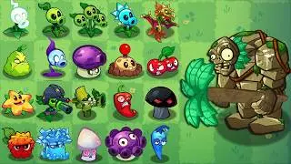 Pvz 3 Challenge - All PEA & Other Plants POWER UP vs Gargantuar Zombie - Who Will Win?