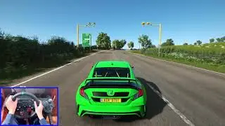 Rebuild A Honda Civic | Forza Horizon 4 Gameplay | Logitech G29 Steering Wheel and H-Shifter