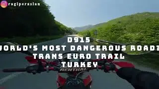 D915 - Dünyanın En Zor Yolu mu? D915 - World's Most Dangerous Road? HONDA CRF 250L - 4K