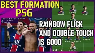 PES2021 Best Formation | PSG | NEYMAR AND MBAPPE SHOW. RAINBOW FLICK & DOUBLE TOUCH YOUR WAY TO GOAL