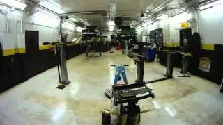 TIMELAPSE - How to clean a mechanic shop fast and efficiently