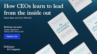 How CEOs learn to lead from the inside out