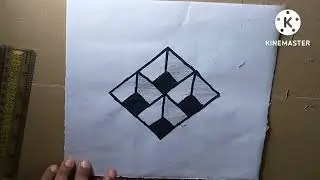 3D illusion drawing # 3d drawing # priyanshu art library