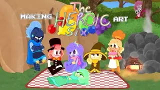 🍒🍊🍋Making The HEROIC Six Art🍐🫐🍇