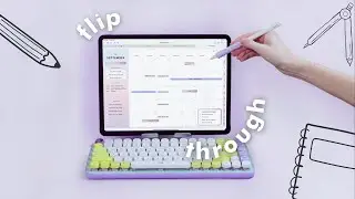 Student Digital Planner Tour + Flip-through 👩🏻‍🎓🍎📚