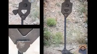 Spartan Armor 66% IPSC AR500 Target with modular base