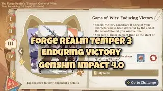 [No-Card TCG 4.0] Stage 3 Forge Realm's Temper - Genshin Impact 4.0