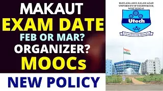 Makaut MOOCS Policy Changed | Makaut 2021 Exam Date | Makaut Download organizer for free