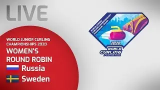 Russia v Sweden - Women's round robin - World Junior Curling Championships 2020