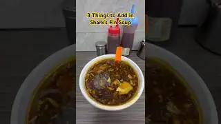 What to add in shark’s fin soup (street food version) in Hong Kong? #streetfood #food #foodie