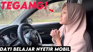 TEGANG! NYONYA BELAJAR NYETIR MOBIL DAY:1