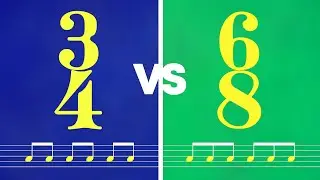 What's the difference between 3/4 and 6/8 time?