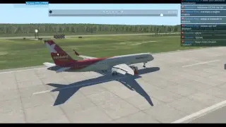 X-Plane 11. Boeing 757-200. UWKE - ULLI. Бегишево - Пулково