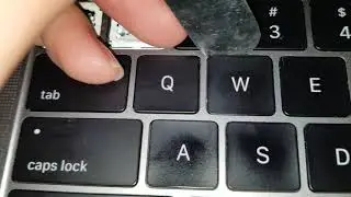 How to clean and repair sticky stiff stuck Apple Mac MacBook Pro 2016 2017 2018 butterfly keys key.