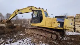 Первая практика на экскаваторе