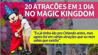20 Atrações no Magic Kingdom em 1 dia | Relato de Viagem Roberta