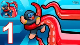 Octopus Feast - Gameplay Walkthrough Part 1 Octopus Undervater Adventure (iOS, Android)