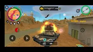 Выполняю разные миссии в игре" Vegas crime simulator"