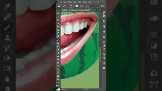 Water Malon face manipulation in photoshop | water Malon face effect