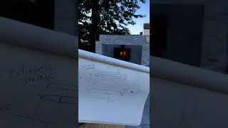 Sketch to reality in this outdoor firepit by IG oursevernhouse #shorts