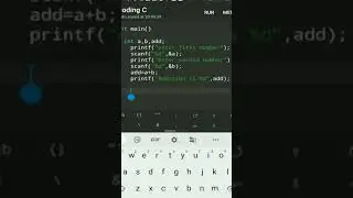 C Program Addition of 2 numbers | Add 2 nos in C program | C language tutorial 