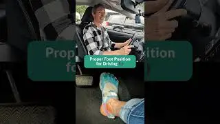 The best foot position for driving 🦶