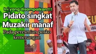 INi YANG DISAMPAIKAN MUALLEM SAAT PERESMIAAN POSKO KEMENANGAN 2024