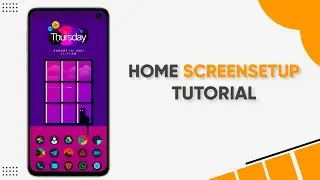 Amoled |Homescreen |setup  tutorial| 2021