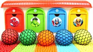 Satisfying Video | How I Made All Bead Using 4 Color Magic Garage from 6 ASMR Slime Ball Relax Sound