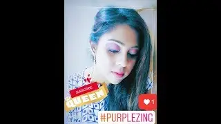 HD Makeup TUTORIAL : Purple Eyes | Glam & Glow