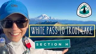PCT Section Hike: White Pass to Trout Lake (SOBO). Washington PCT Section H. (JULY 2023)