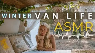 Van Life ASMR - A Cosy Winters Day in my Self Built Camper