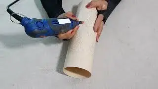 Aprenda fazer uma luminária de pvc Borboletas