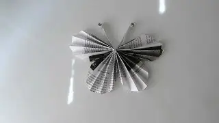 Waste Newspaper Butterfly | Easy Newspaper Craft Ideas