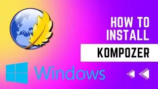 How to Install Kompozer in Windows