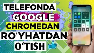 TELEFONDA GOOGLE CHROMEDAN ROʻYHATDAN OʻTISH // YOUTUBE KANALNI SOZLASH