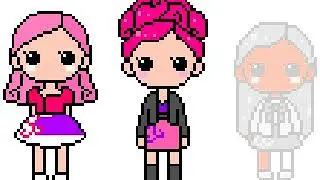 Sandbox- "Pretty in Purple and Pink Girls"-Time Lapse