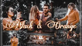 Lightroom Mobile Presets Free DNG | Black And Orange Preset Lightroom | Urban Black And Orange
