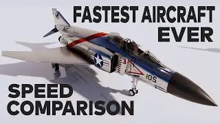 Fastest Aircraft Ever Speed Comparison